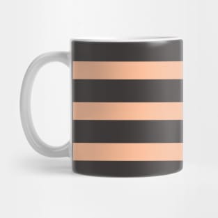 Simple peach stripes Mug